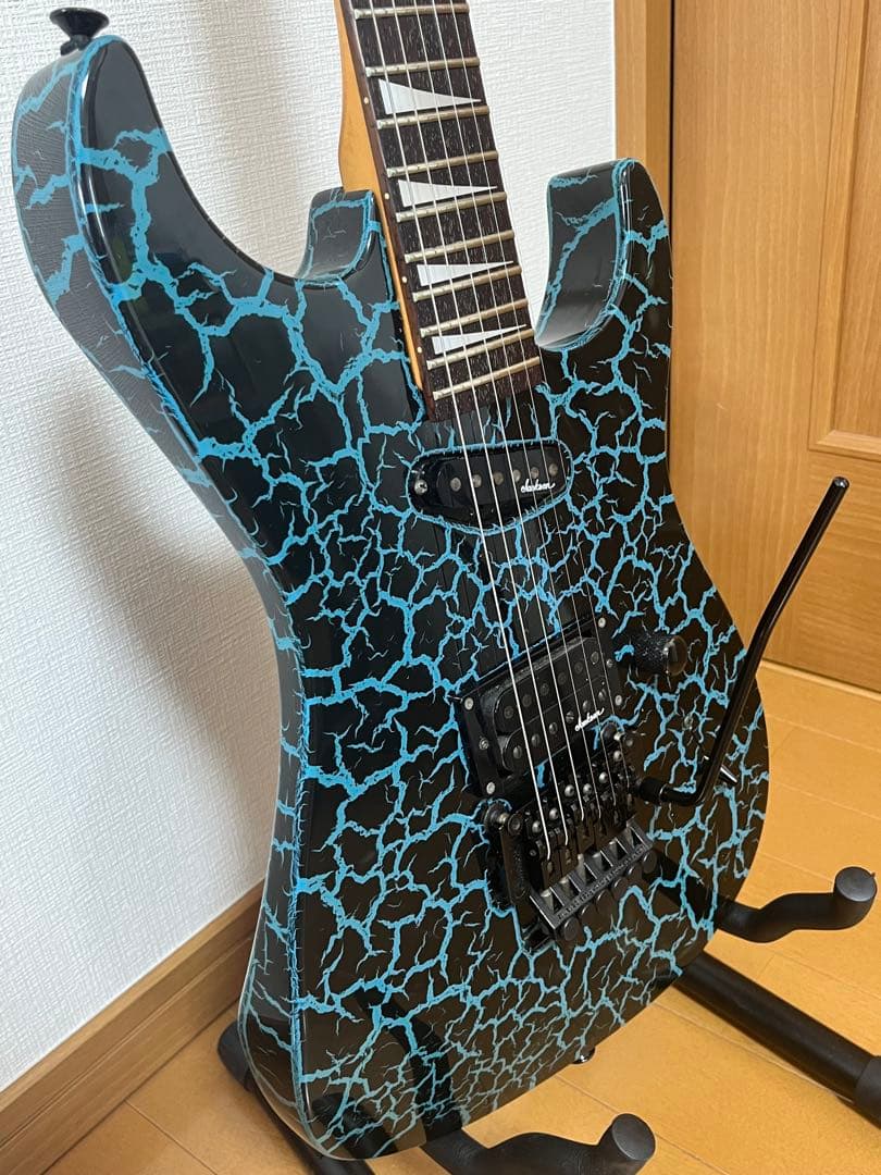 Charvel ディンキー ブルークラックル シャークインレイ フロイド