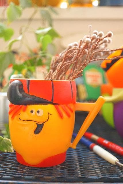 ヴィンテージ ファニーフェイス 4個セット マグ アドバタイジング