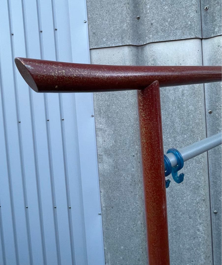 稀少/古道具/当時物/無垢材/木製/衣紋掛け/衣桁/着物掛け/28の通販はau