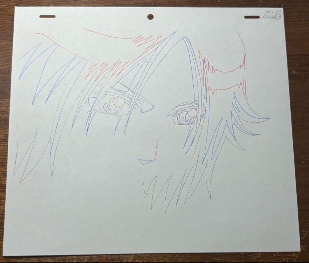 BLEACH セル画　夜一　アニメ　直筆　レイアウト