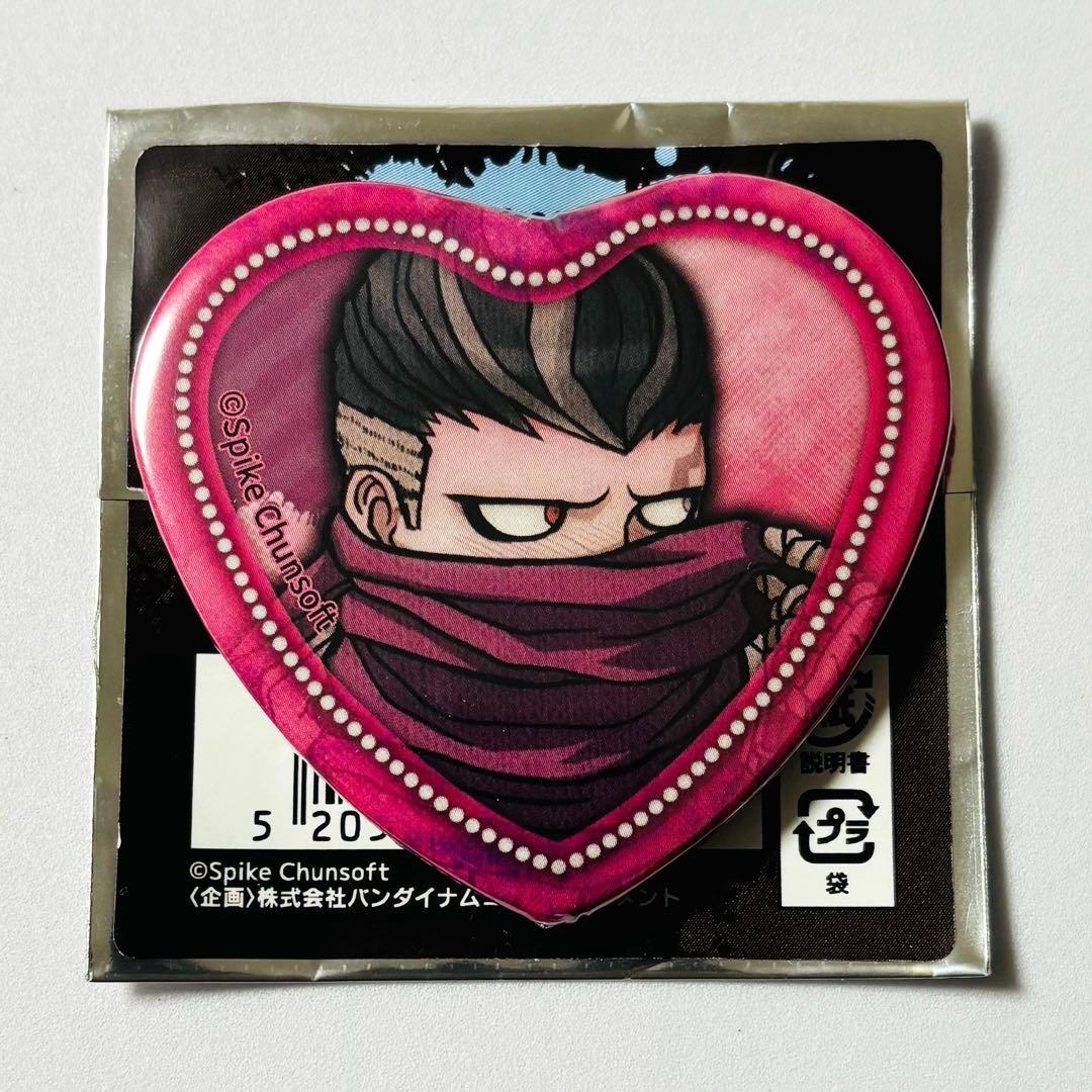 スーパーダンガンロンパ2 田中眼蛇夢 照れ顔ハート型缶バッジ