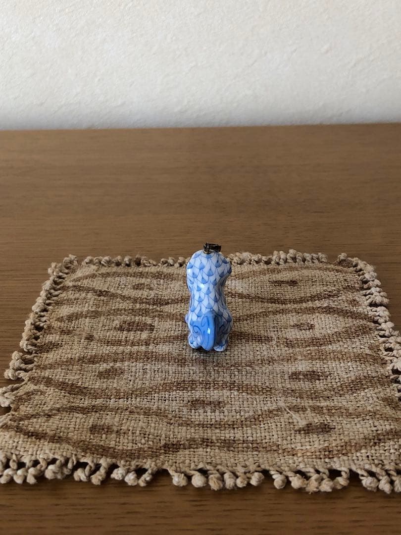 ヘレンド　ペンダントトップ　狛犬