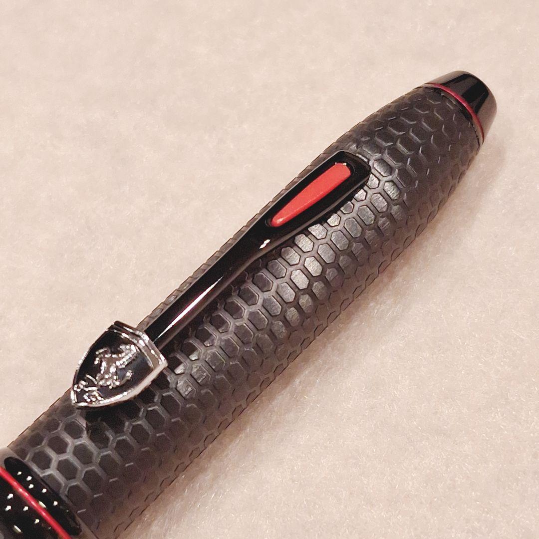 クロス タウンゼント フェラーリ ハニカムパターンブラック ボールペン