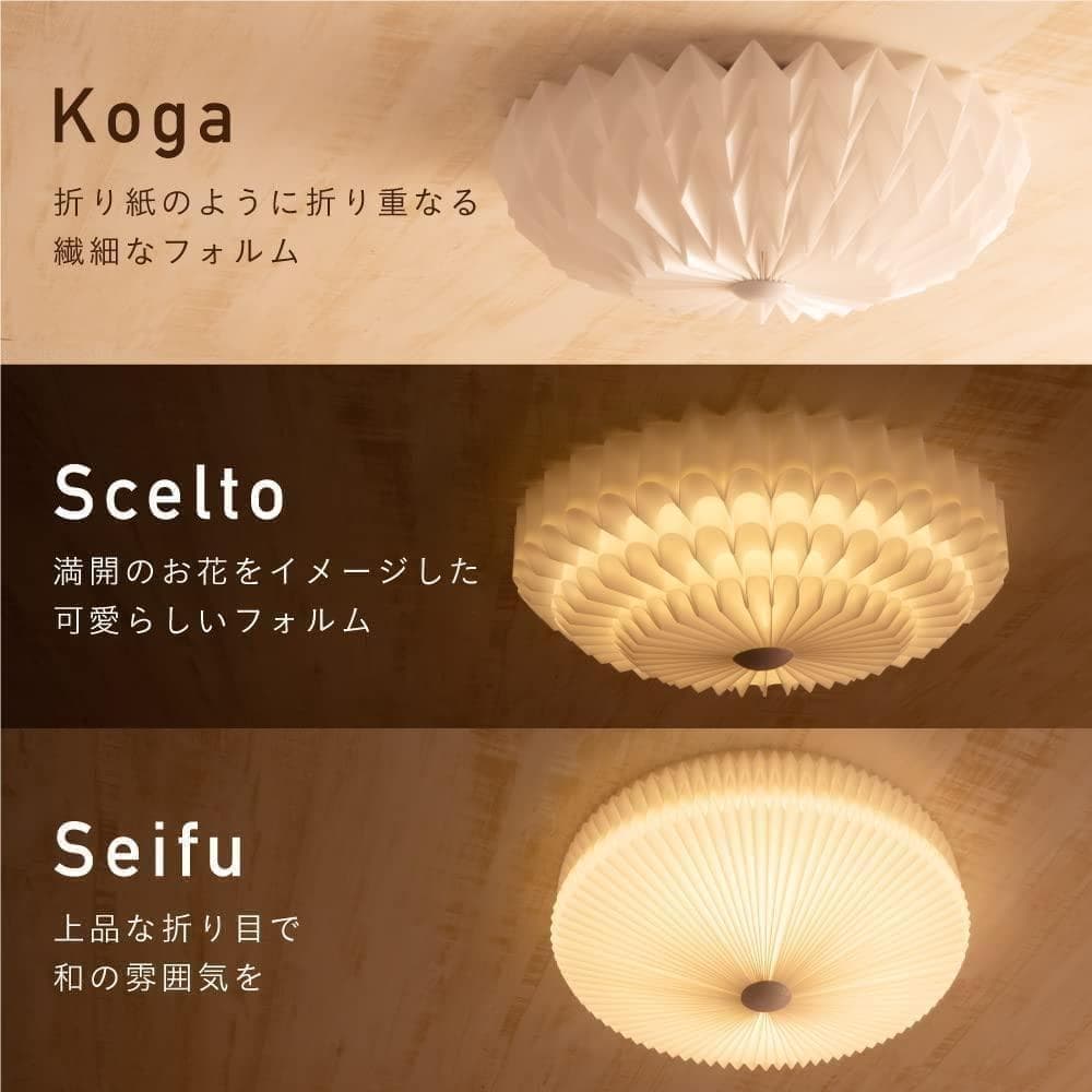 M1637-144-107】LEDシーリングライト 調光調色 リモコン付の通販はau