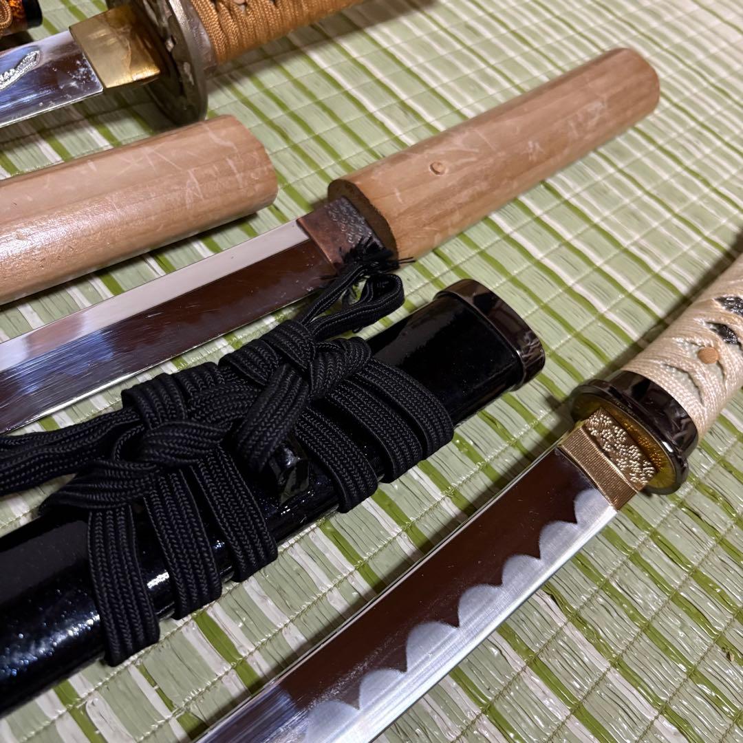 模造刀　模擬刀　武士　侍　伝統工芸　剣　ソード　太刀　小太刀　鞘　鍔　5本セット