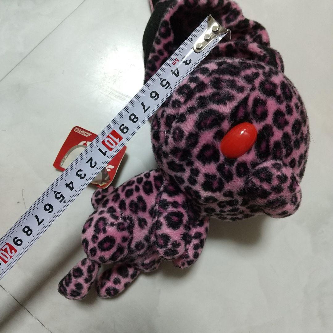 新品　汎用うさぎ チャックスGP ぬいぐるみ ver.2.0 ヒョウ柄　ピンク