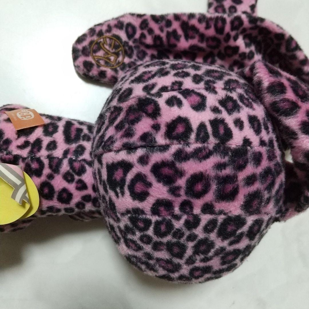 新品　汎用うさぎ チャックスGP ぬいぐるみ ver.2.0 ヒョウ柄　ピンク