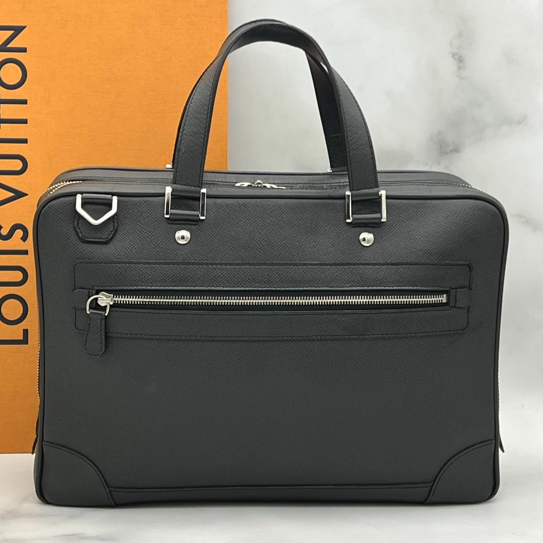 ルイヴィトン アレクサンダー タイガ ダークグレー ビジネス 斜め掛け シルバー