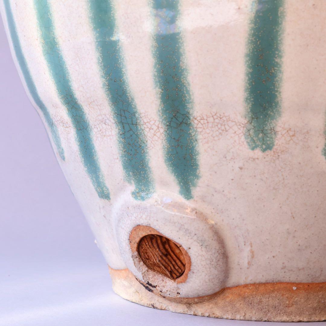 時代物 すだれ壺 約46.8cm