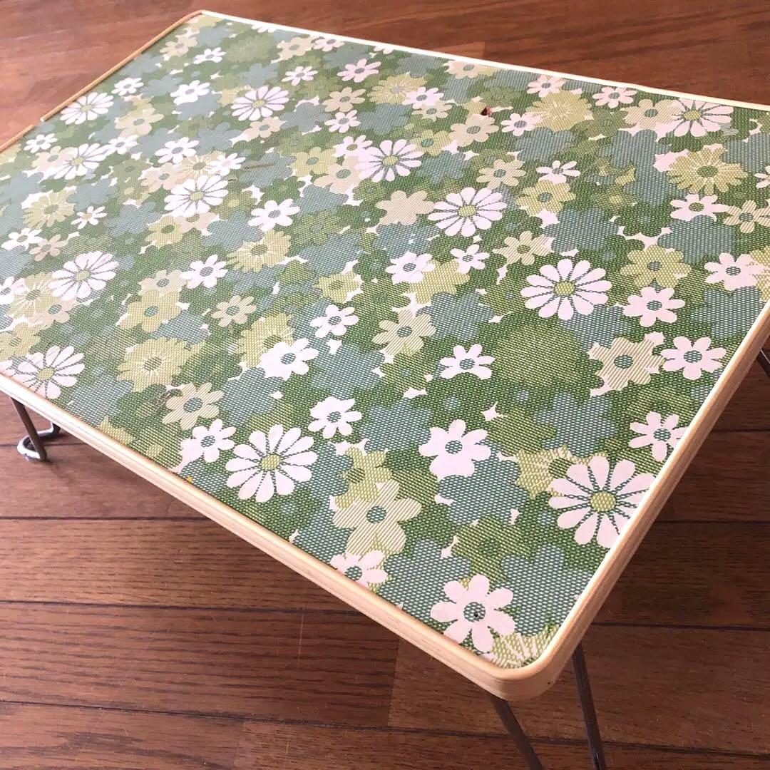 昭和レトロ 折りたたみテーブル 脚折れ座卓 レトロポップ コレクション