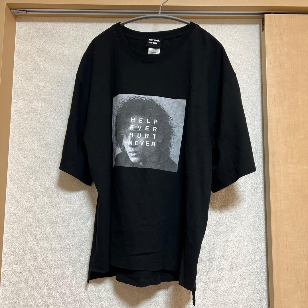 HELP EVER HURT NEVER 藤井風Tシャツ ブラックM