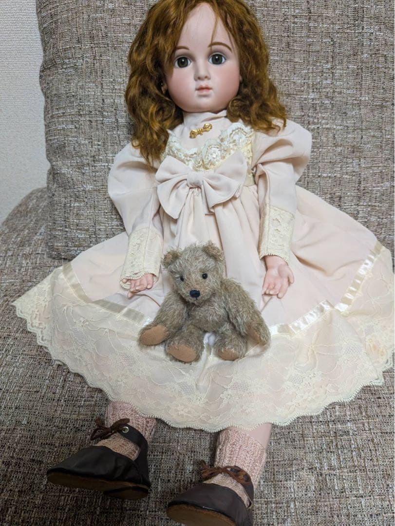 ビスクドール 作家物、1993年 西崎富久子 60センチ シーリー社ボディ