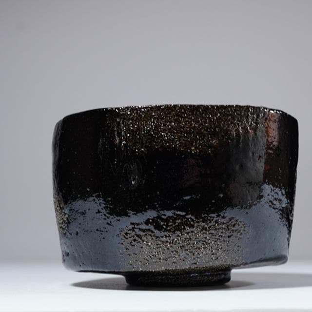 佐々木昭楽光悦写七里茶碗共箱茶道具黒楽茶碗抹茶碗本阿弥光悦