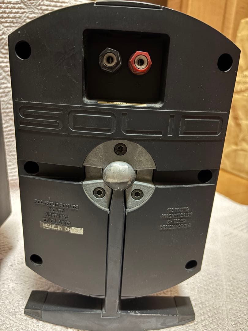 B&W SOLID MONITOR ブラック スピーカー スタンド付き オーディオ機器