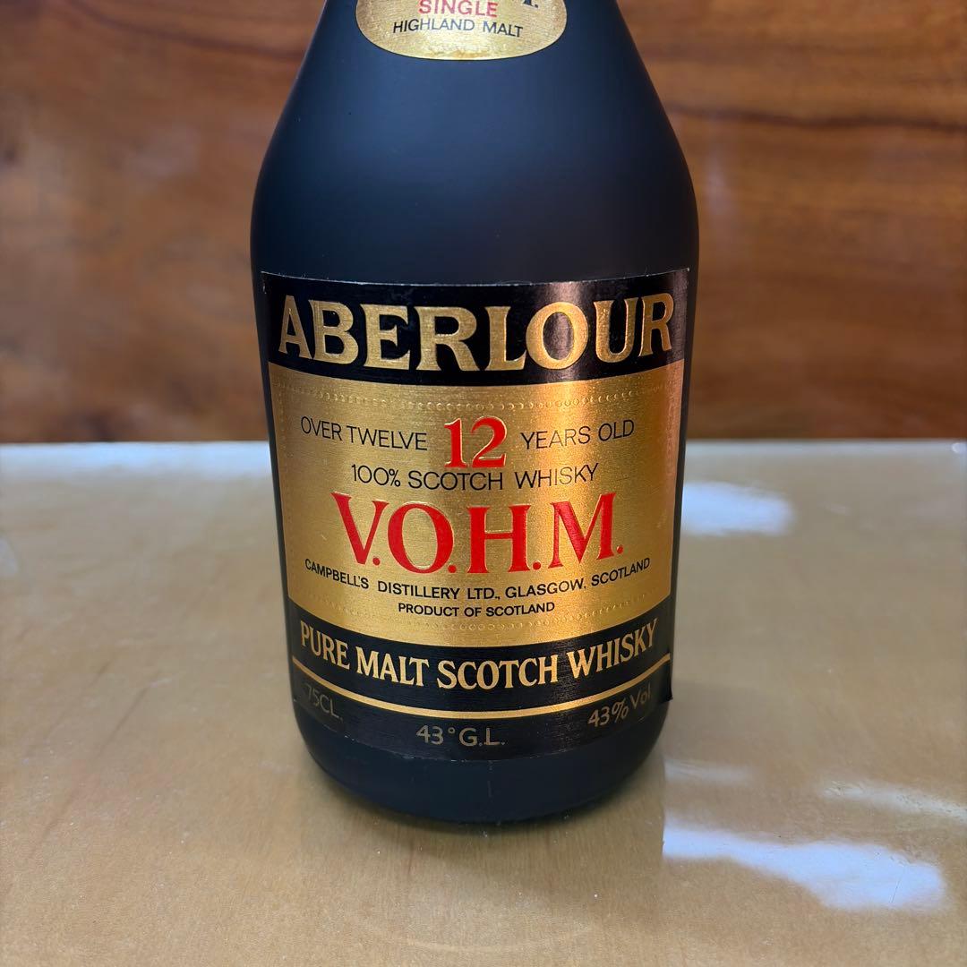 ABERLOUR アベワラー 12年 V.O.H.M スコッチウイスキー - メルカリ