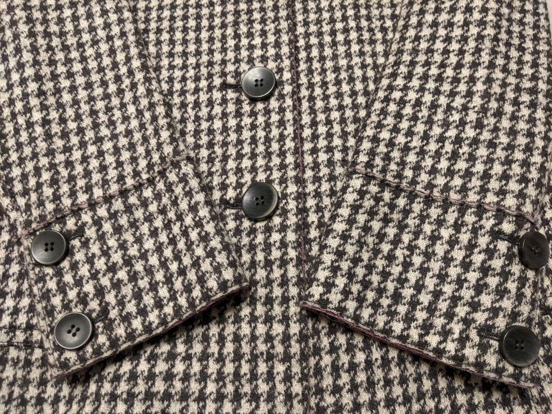 MaxMara WEEKEND LINE 総柄 千鳥格子 ウールコート42 - メルカリ