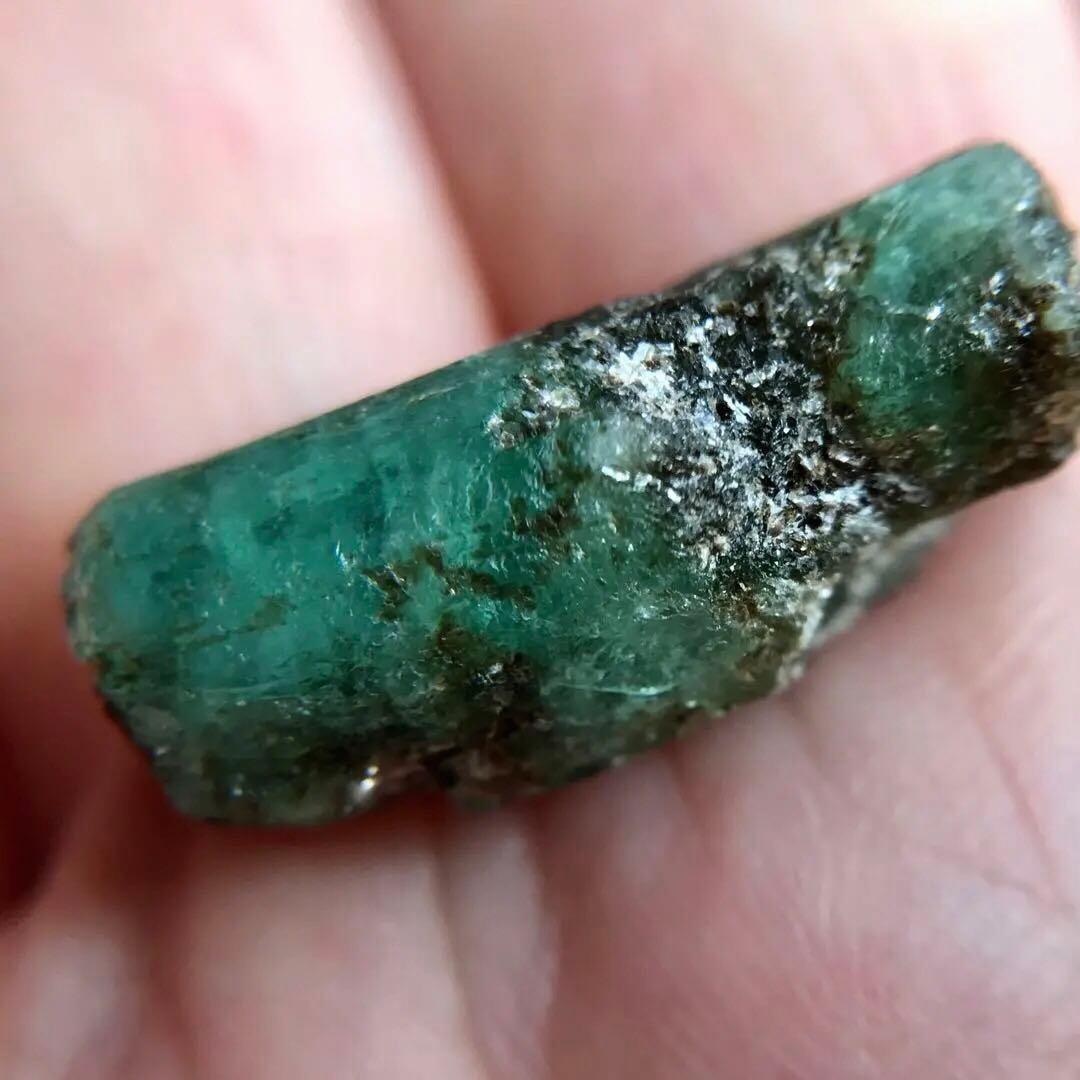 エメラルド 原石 16.45ct 天然エメラルド アフガニスタン エメラルド標本