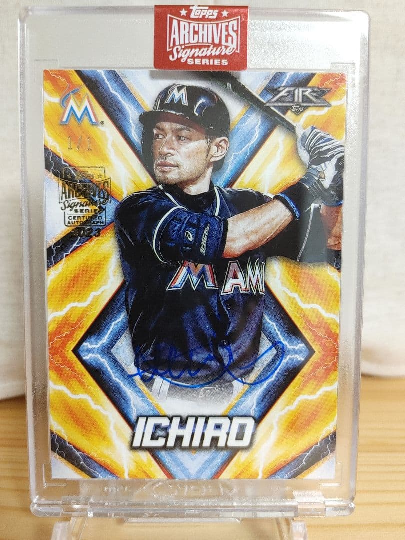 1/1 イチロー 2019直筆サインカード The National