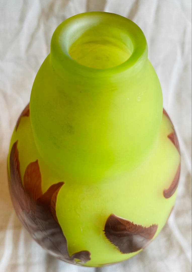 KAITO様専用】D'Argental工房 アールヌーボー様式 ガラス花瓶