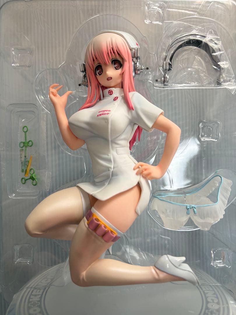 すーぱーそに子ナースver. フィギュア　オーキッドシード（付属品破損あり）