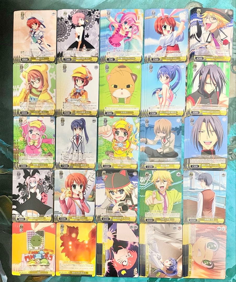 ヴァイスシュヴァルツ ミルキィホームズ 過去弾3種 RR以下 4コン おまけ付き