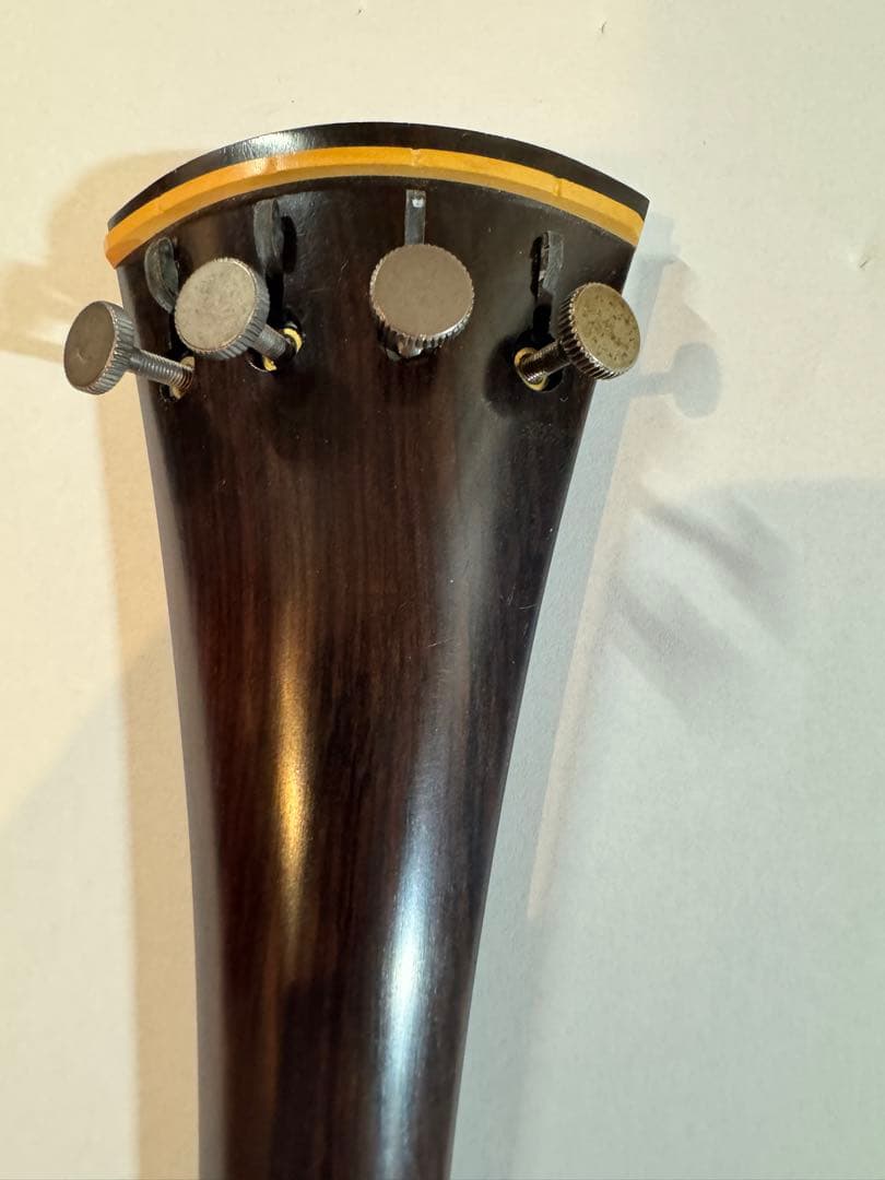 再値下げ！ボガーロ＆クレメンテ製 チェロテールピース マダガスカル紫檀 フレンチ