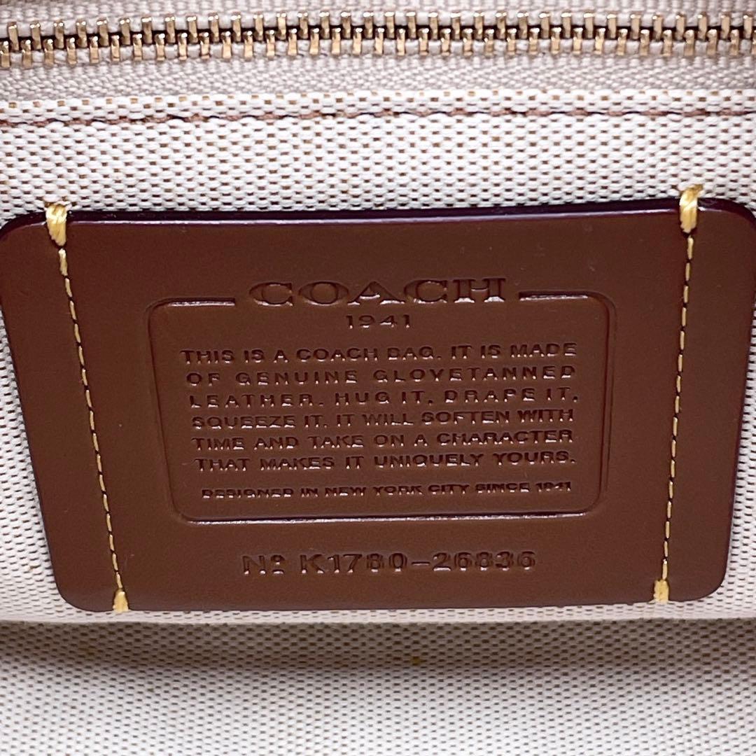 超極美品● COACH コーチ ローグ25 2way ハンドバッグ 花柄 レザー