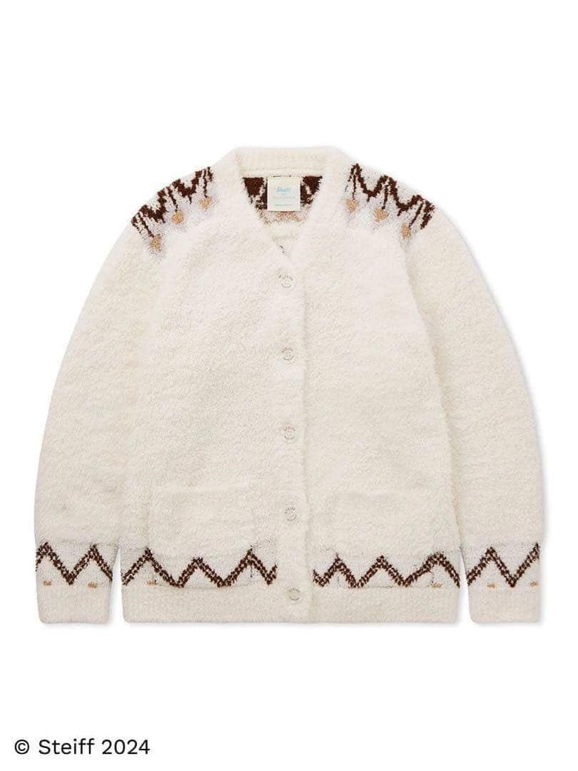 レア♡新品 ジェラートピケ【Steiff】フェアアイル柄カーディガン シュタイフ
