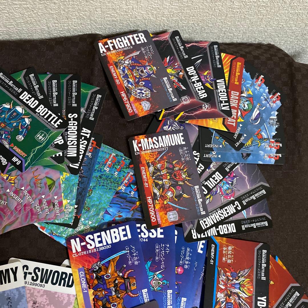 【当時モノ】　バーコードバトラーII コンビニウォーズ正　109枚まとめ売り