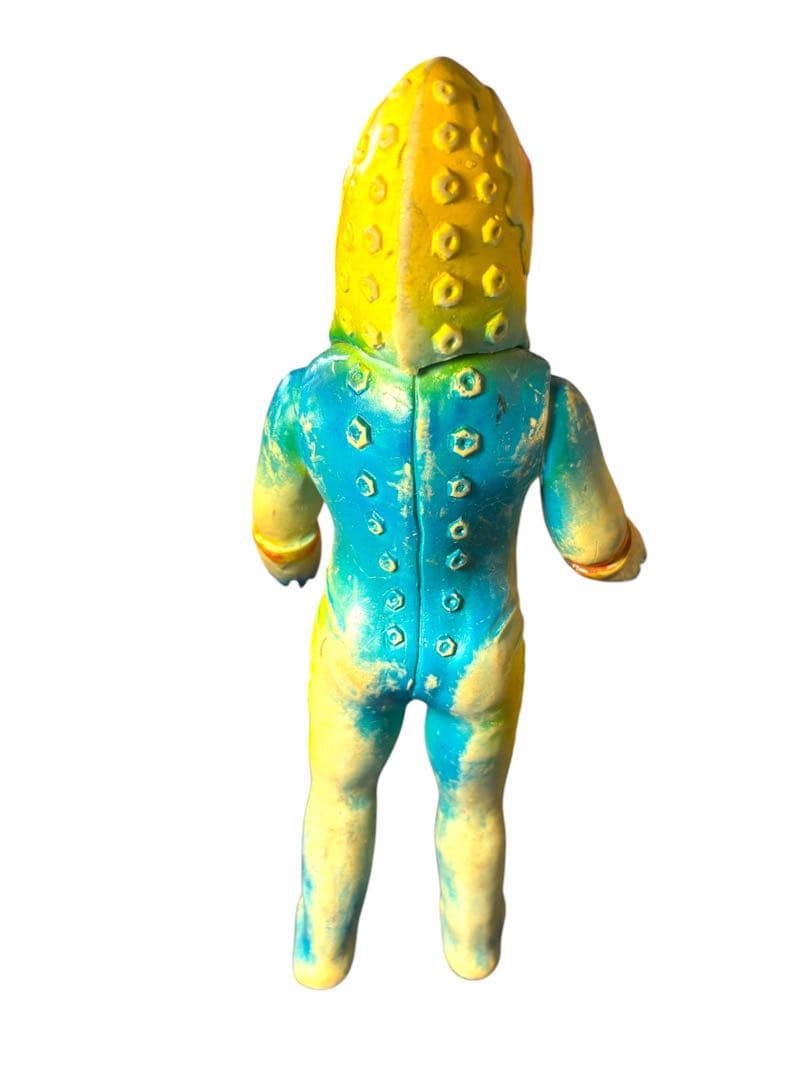 MVH　マルサン　メトロン星人　当時物　ソフビ　ブルマァク　記名有