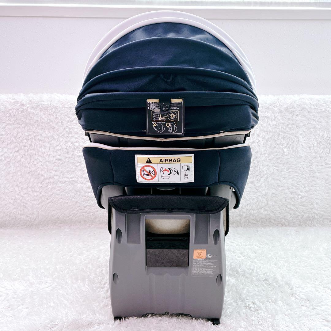 コンビ クルムーヴ スマート ISOFIX エッグショック チャイルドシート 紺