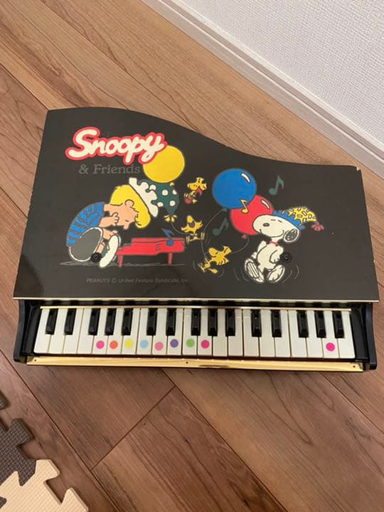 ビンテージ　スヌーピー　ピアノ