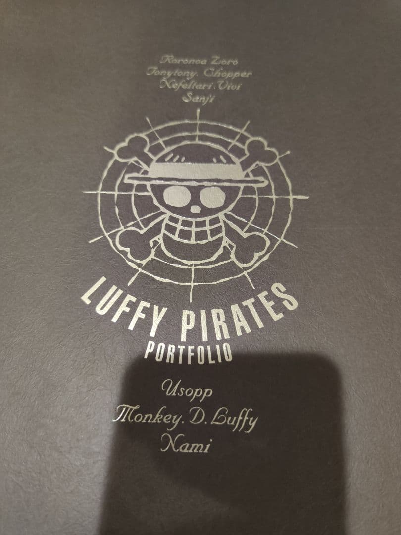 ONE PIECE ポートフォリオ ルフィ ゾロ ナミ サンジ ポートレート付き