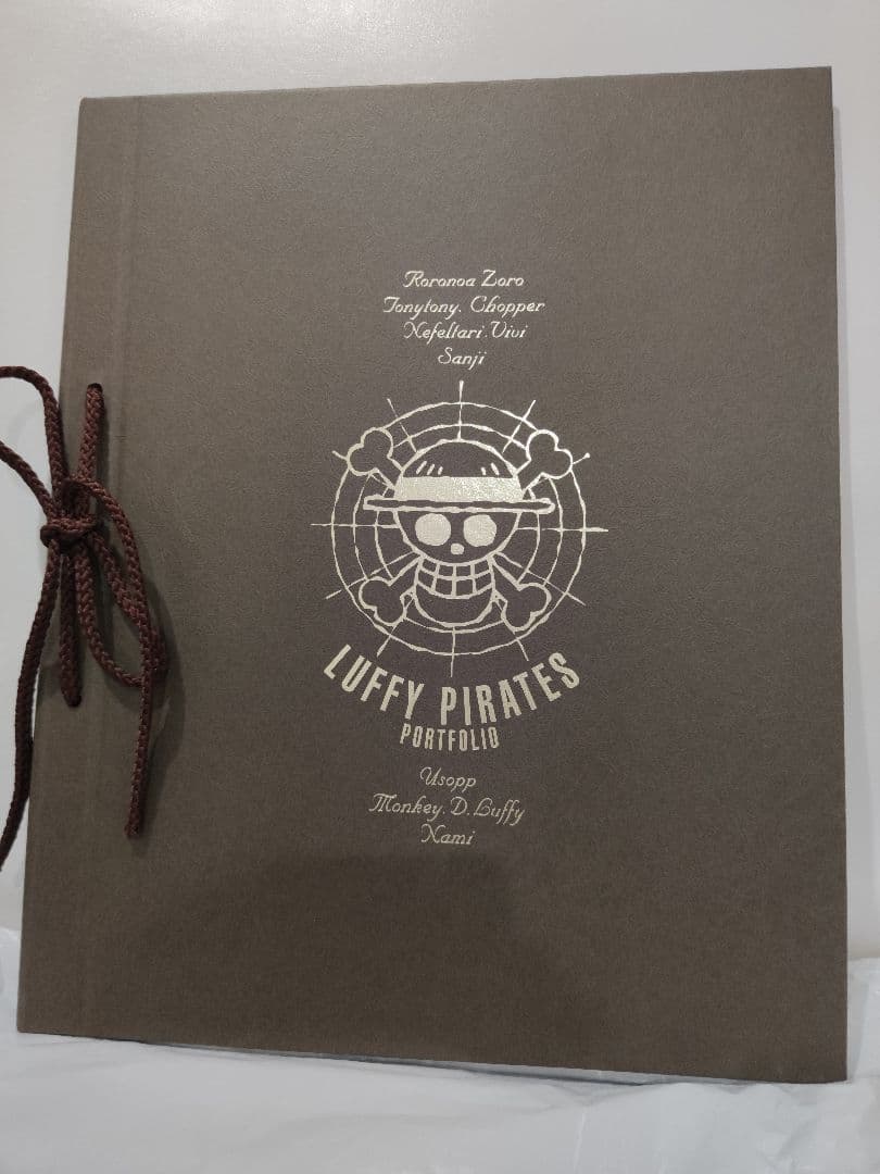 ONE PIECE ポートフォリオ ルフィ ゾロ ナミ サンジ ポートレート付き