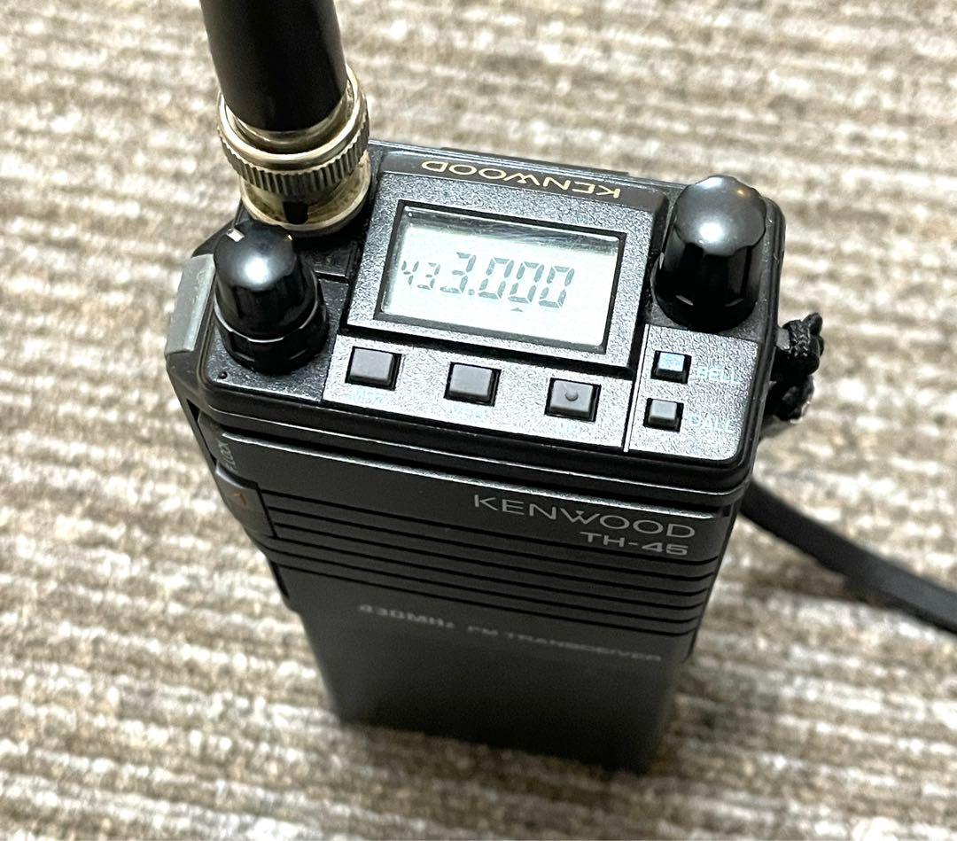KENWOOD TH-45 美品 430MHzスピーカーマイク付き - メルカリ