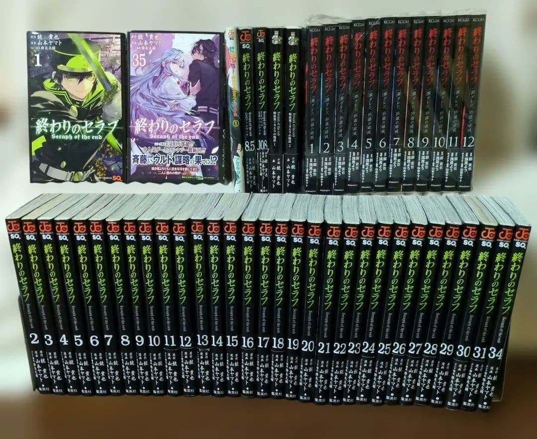 終わりのセラフ50冊【最新35巻まで+グレン+小説他】 抜けあり ほぼ初版