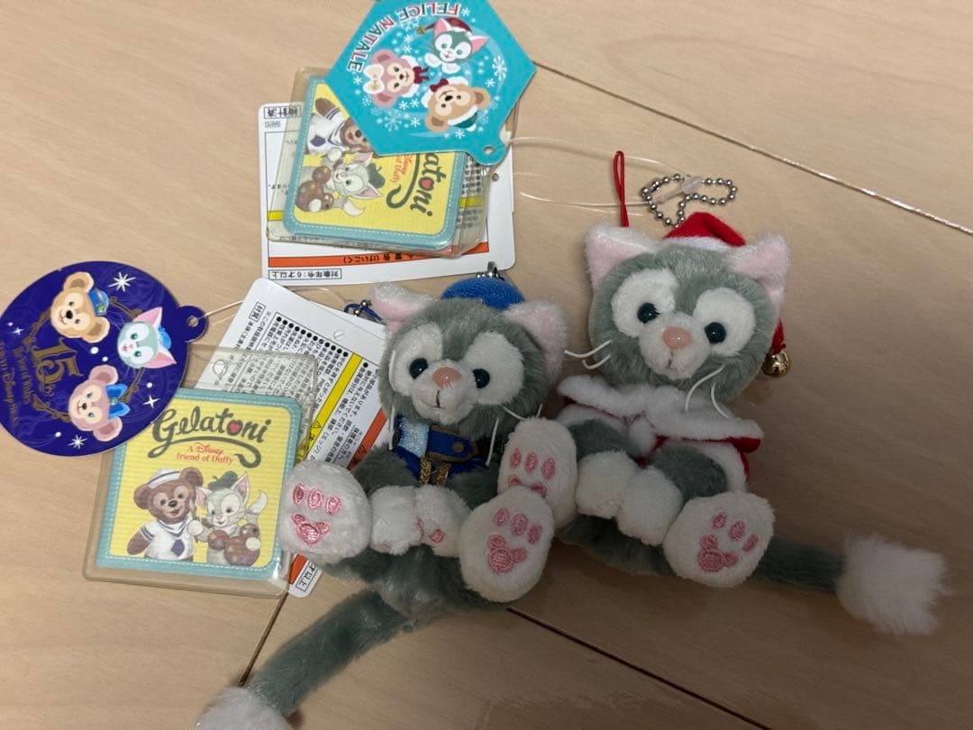 ディズニー ジェラトーニ ぬいぐるみ セット ディズニーシー15周年