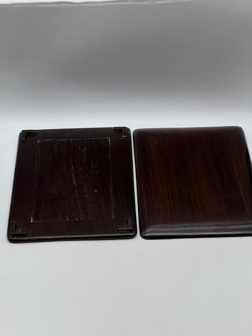 硯について | 西本皆文堂 明時代 古端渓硯 浮雕螭龍文 双