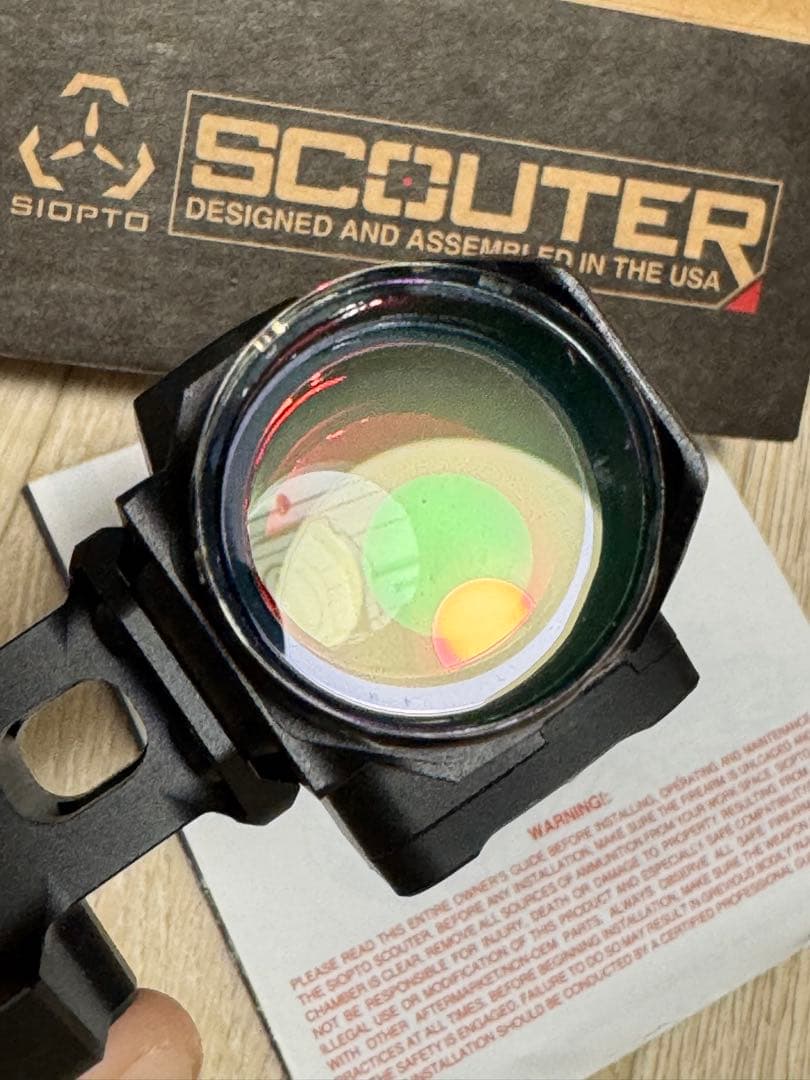 実物 strikeindustries SCOUTER ドットサイト+実マウント