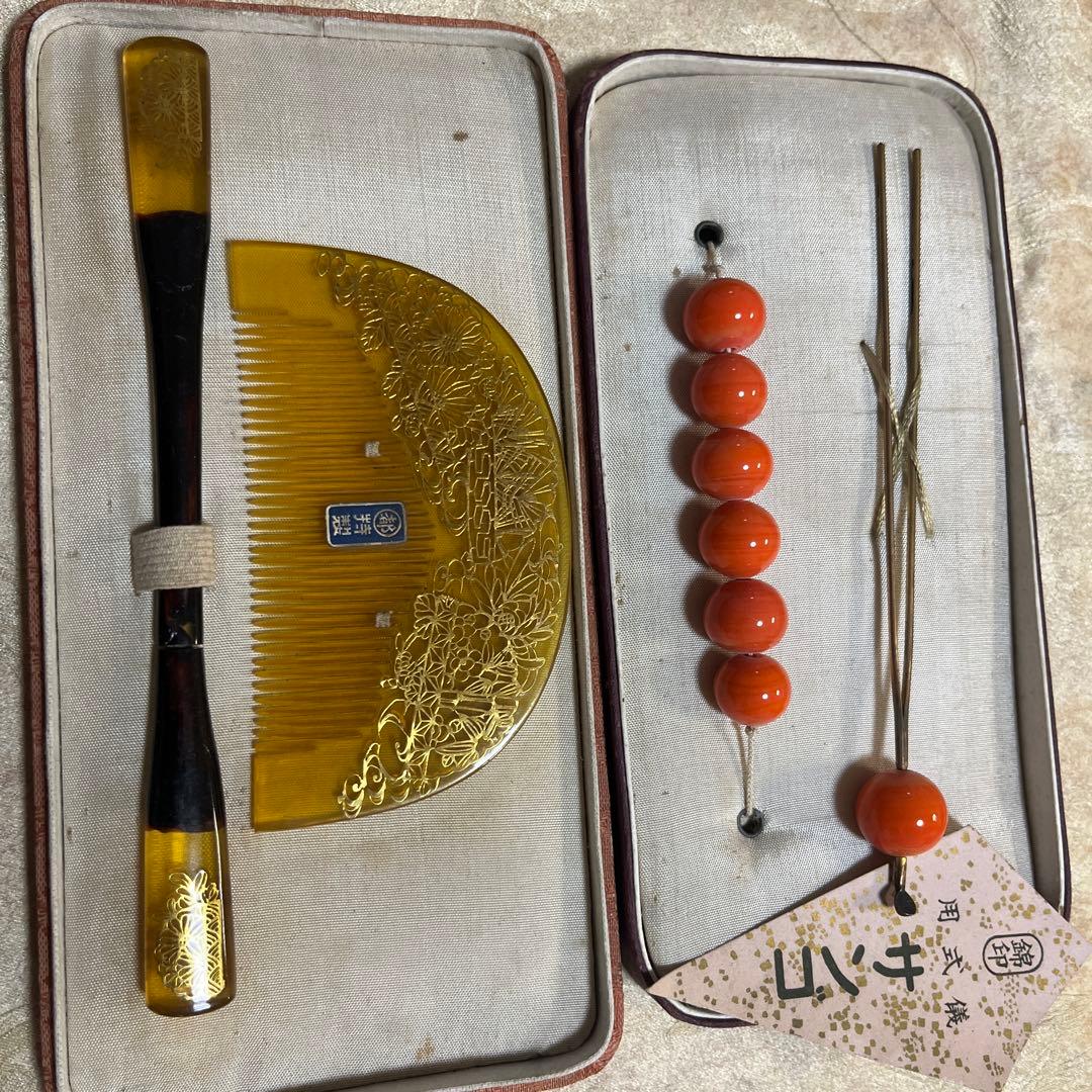 櫛 アンティーク 骨董 古い ミニチュア 櫛 こうがい アンティーク 骨董