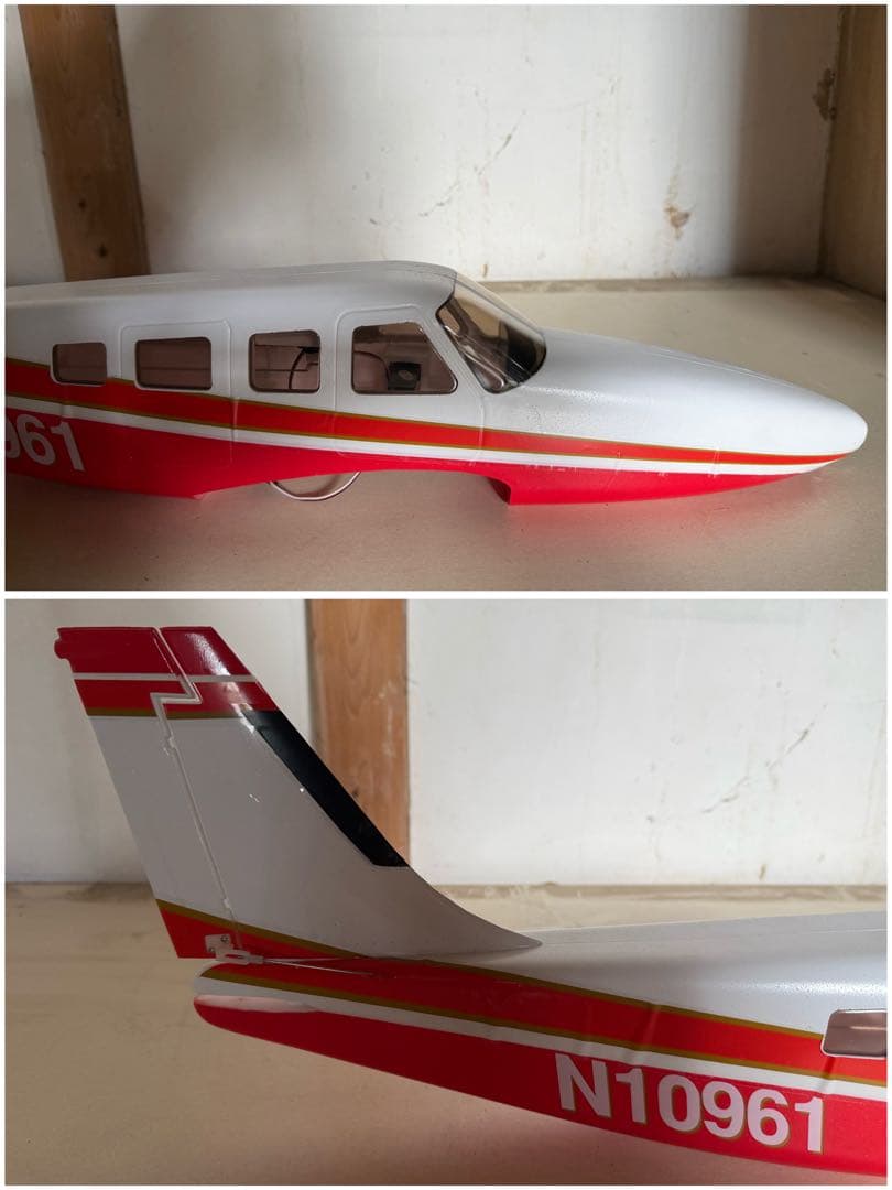 【O-1810】KYOSHO 京商 パイパー PA34 VE29 飛行機 模型