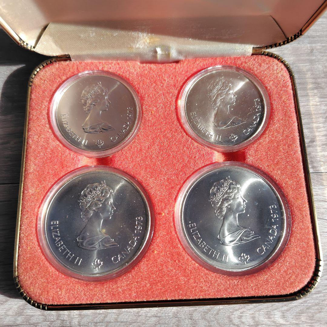 1976年 モントリオールオリンピック記念 4枚セット オリンピック記念 4枚セット 1976年 2)モントリオールオリンピック記念