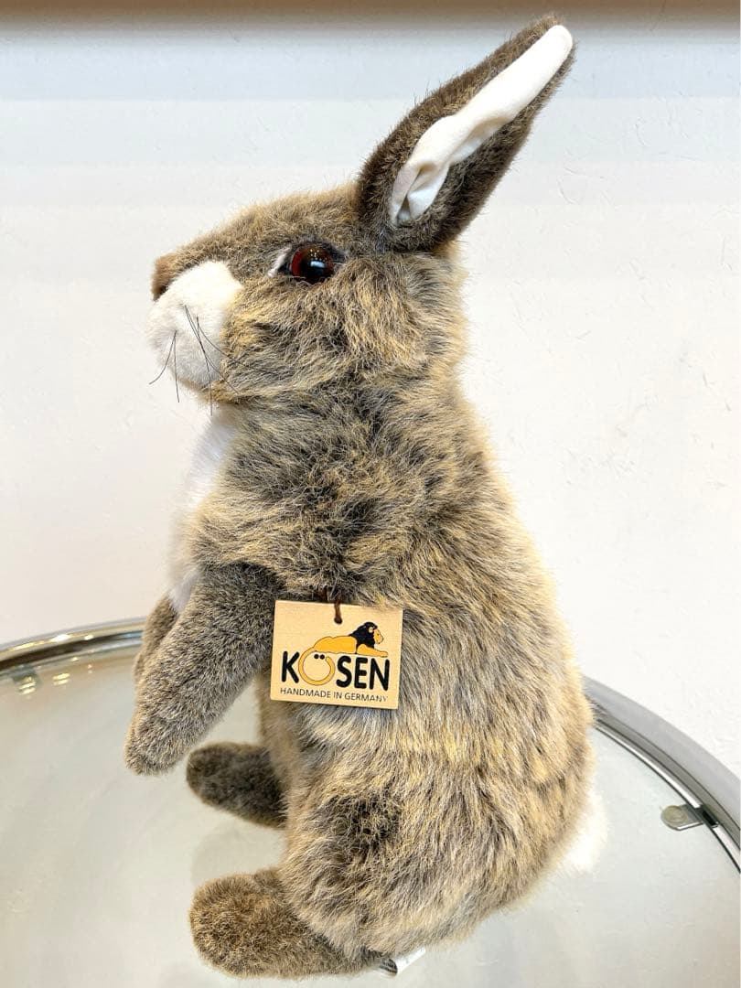 ☆美品☆KOSEN ケーセン社　ぬいぐるみ　立ちうさぎ
