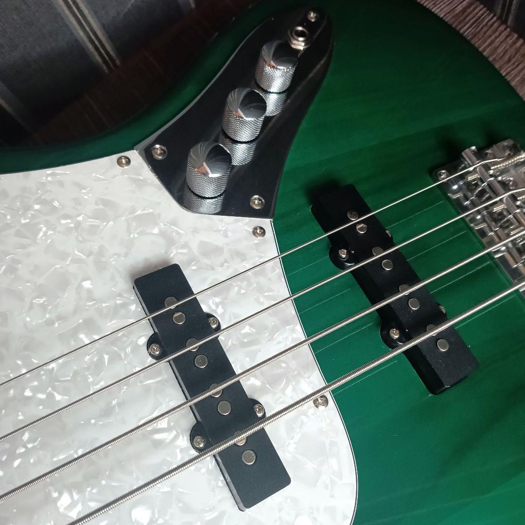 SELDER セルダー JAZZ BASS ジャズベース グリーン エレキ JB