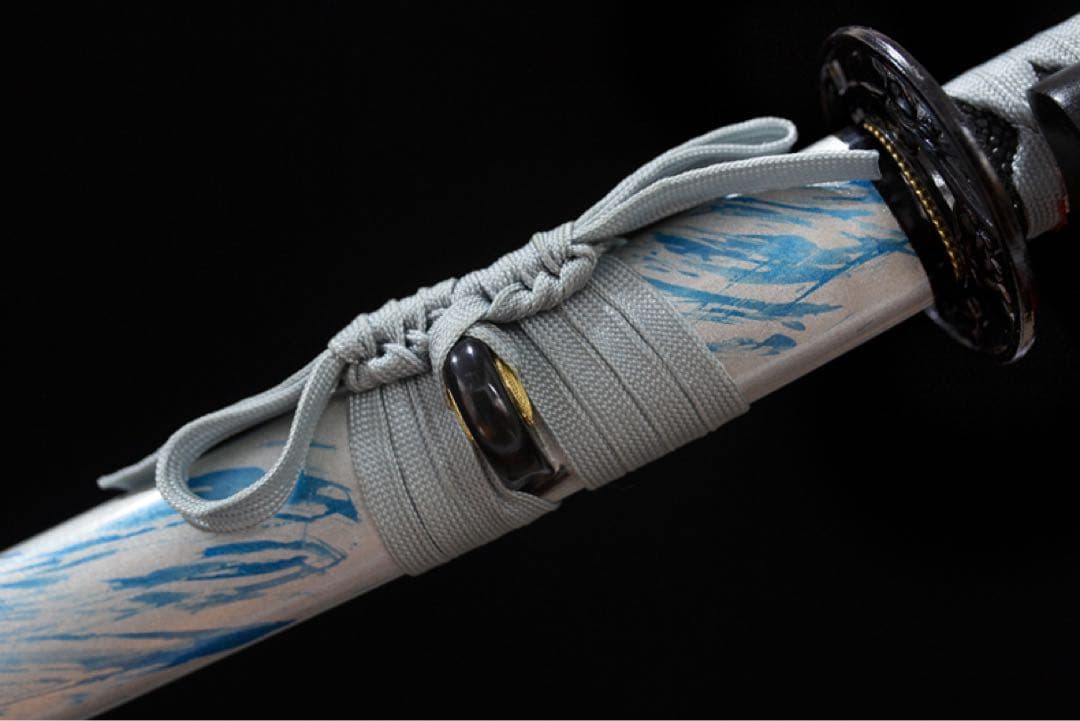 白雪 鉄鍔 日本刀 武具 鑑賞刀 居合刀 模造刀 舞踊刀