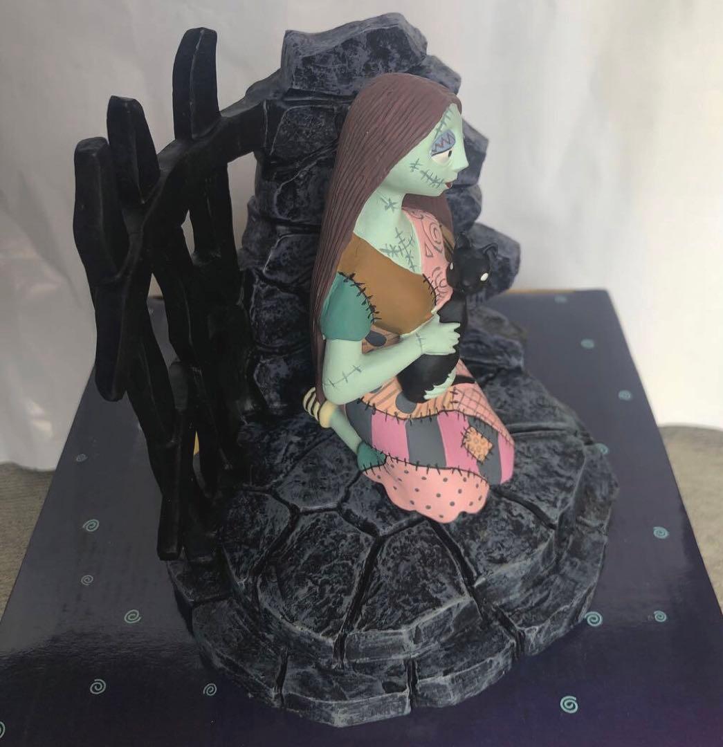 美品 ナイトメア・ビフォア・クリスマス サリー&黒猫 レジンフィギュア