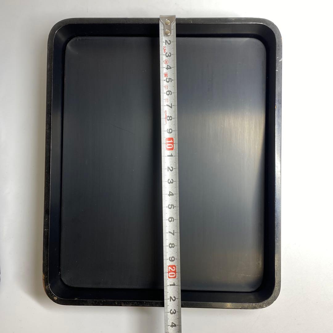 時代 本相黒 硯箱 22.5×18.5×4.5cm 東キ7-1129☆2Fトコチ