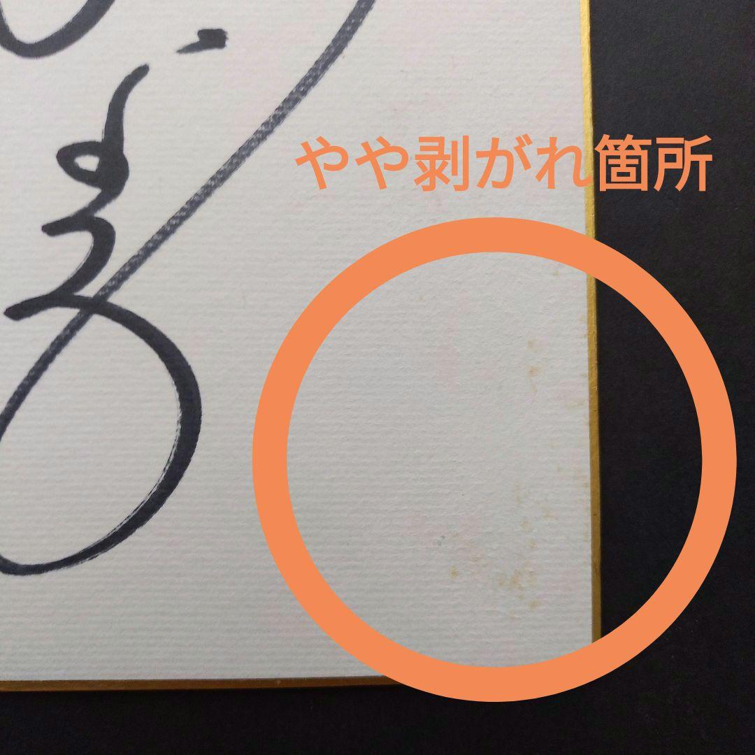 樋口可南子直筆サイン・顔写真入り色紙 昭和レトロ