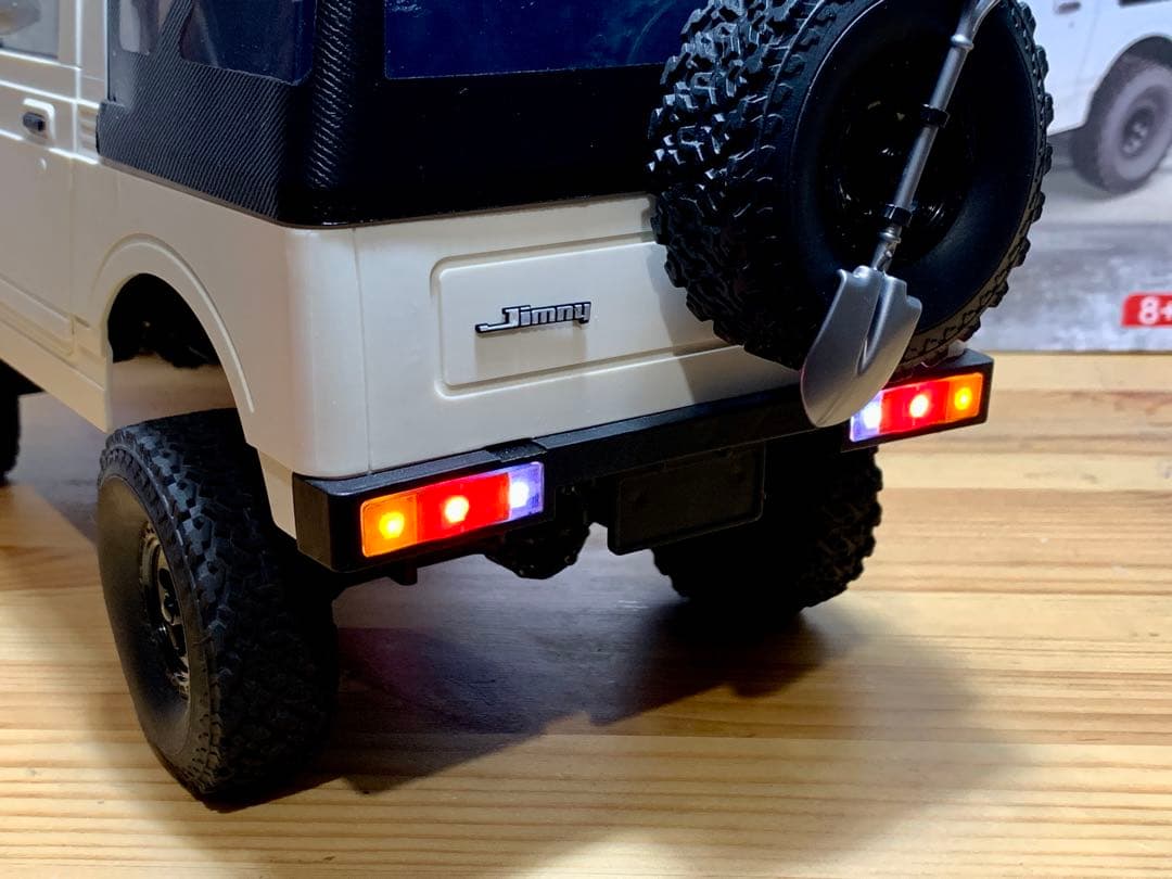 K*N様 LED ドライバー付属 WPL Suzuki Jimny ホワイト ラ