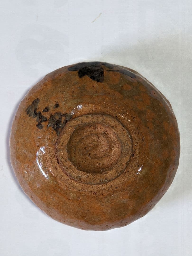 ♦古格 茶道具 手捏ね 手捻り 抹茶碗 時代物 古美術品 銀化現象 骨董品